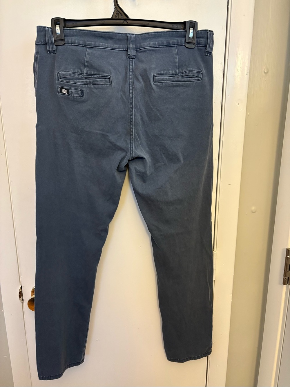 RSQ Men's Slim Straight Jeans in Slate Blue